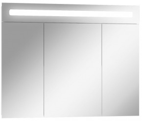 Шкаф-зеркало Аврора 90 с подсветкой LED Домино (DV8011HZ) в Сургуте - surgut.mebel-74.com | фото