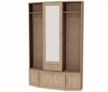 Шкаф для прихожей с зеркалом арт.600 в Сургуте - surgut.mebel-74.com | фото