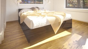 Стандарт Кровать 1600, цвет венге, ШхГхВ 163,5х203,5х70 см., сп.м. 1600х2000 мм., без матраса, основание есть в Сургуте - surgut.mebel-74.com | фото