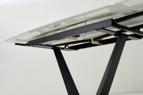 Стол ALATRI 120 MATT WHITE MARBLE SOLID CERAMIC / BLACK, ®DISAUR в Сургуте - surgut.mebel-74.com | фото