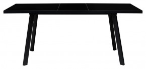 Стол ФИН 120 Черный, стекло/ Черный каркас М-City в Сургуте - surgut.mebel-74.com | фото