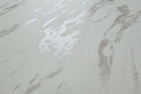 Стол RIETI 200 KL-99 Белый мрамор матовый, итальянская керамика / черный каркас, ®DISAUR в Сургуте - surgut.mebel-74.com | фото