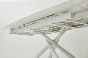 Стол RIVOLI 140 GLOSS LUXURY PANDORA SOLID CERAMIC / WHITE, ®DISAUR в Сургуте - surgut.mebel-74.com | фото
