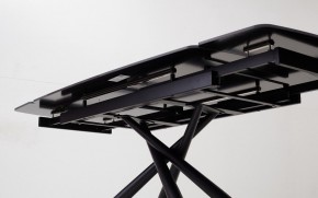 Стол RIVOLI 140 MATT BLACK MARBLE SOLID CERAMIC / BLACK, ®DISAUR в Сургуте - surgut.mebel-74.com | фото