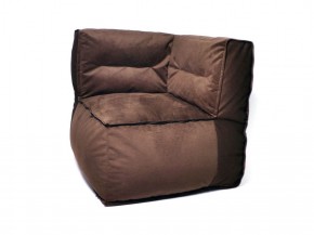 Угловое модульное бескаркасное кресло Комфорт (Шоколад велюр) в Сургуте - surgut.mebel-74.com | фото