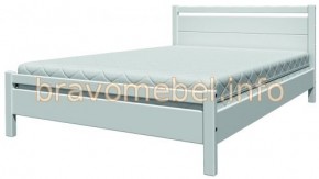 ВЕРОНИКА-1 Кровать из массива 900 (Белый Античный) в Сургуте - surgut.mebel-74.com | фото